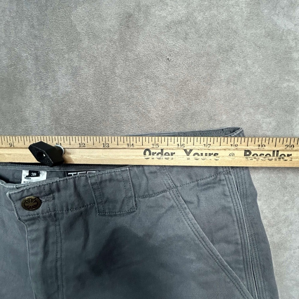 SCOTTeVEST TEC Shorts Mens 38 Travel Pockets Grey Cargo Utility Commuter Carry - Picture 5 of 8